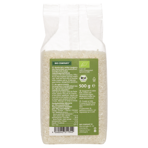 Biocompany Risotto Reis 500g
