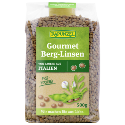 Rapunzel Gourmet Berg Linsen 500g