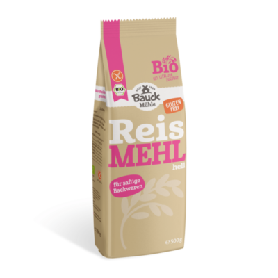 Bauck Reismehl hell glutenfrei Bio 500g