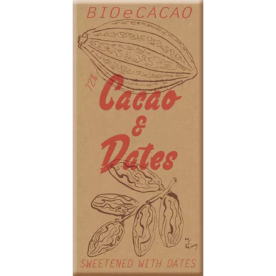 Cacao & Dates 72% vegan FairTrade 90g