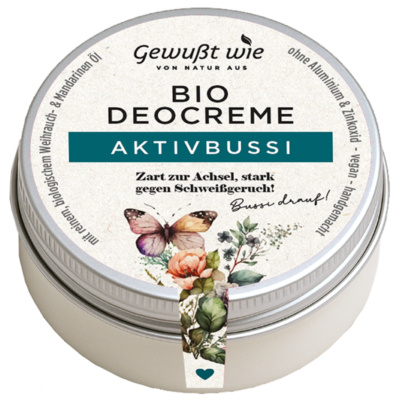 Gewußt Wie Deo Creme Aktiv Bussi 40g