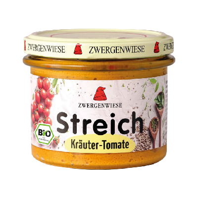 Zwergenwiese Streich Kräuter-Tomate 180g