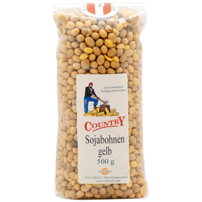 Vollkraft Sojabohnen Gelb 500g