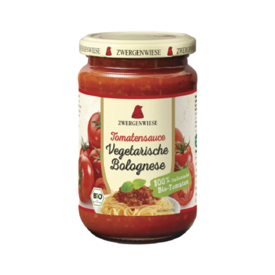 Zwergenwiese Tomatensauce vegetarische Bolognese 340g