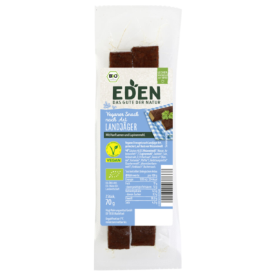 Eden Veganer Snack nach Art Landjäger 70g