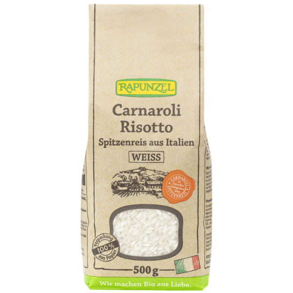 Rapunzel Carnaroli Risotto Reis weiss 500g