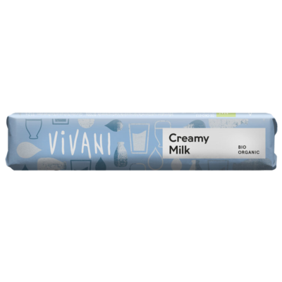 Vivani Creamy Milk Schokoriegel 40g