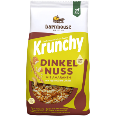 Barnhouse Krunchy Dinkel-Nuss mit Amaranth 375g