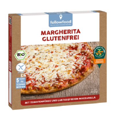 Followfood Pizza Margherita Glutenfrei 282g TK