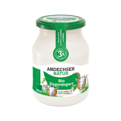 Andechser Ziegen Joghurt im Glas 500g