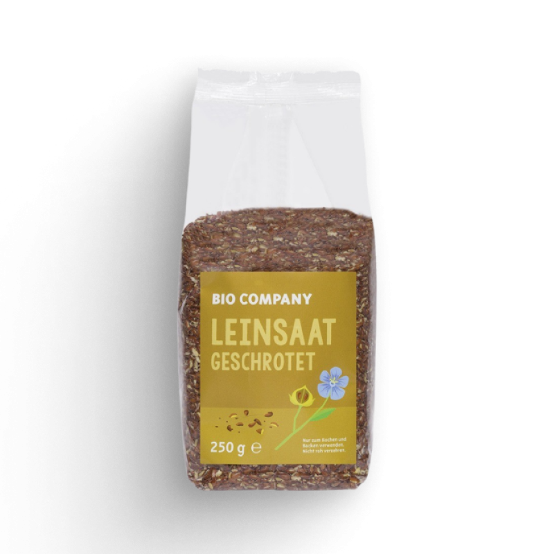 Biocompany Leinsaat geschrotet 250g