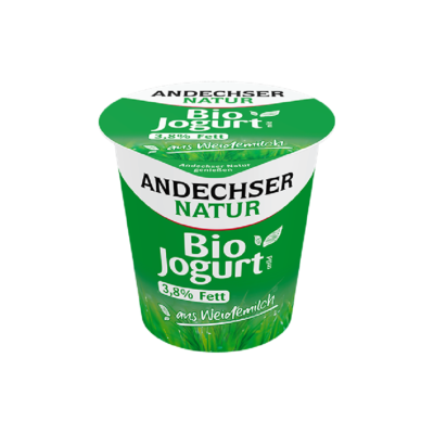 Andechser Natur Jogurt mild 3,7% Becher 150g