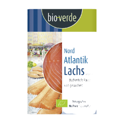 Bioverde Räucherlachs Nordatlantik geschnitten 100g