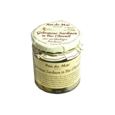 Pan do Mar Gebratene Sardinen in Bio-Olivenöl 220g