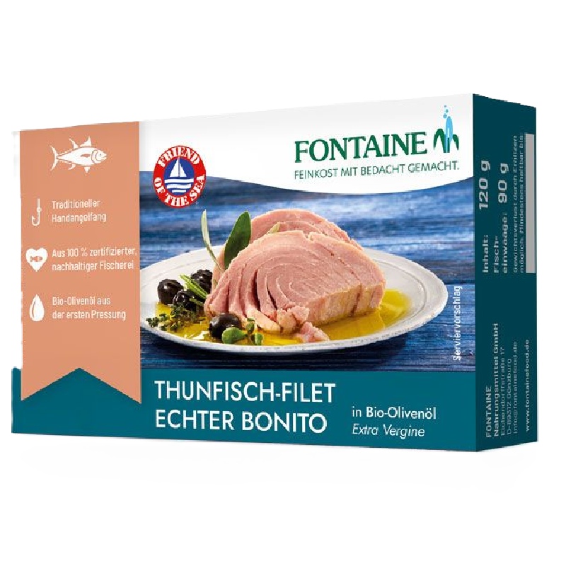 Fontaine Thunfisch echter Bonito in Olivenöl 120g