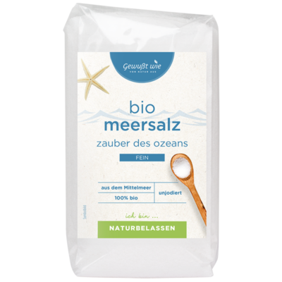 Gewußt Wie Meersalz fein, bio 1kg