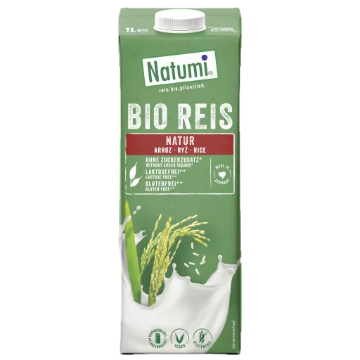 Natumi Reis Drink natural glutenfrei 1l
