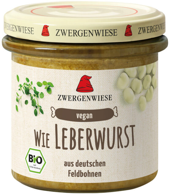 Zwergenwiese Wie Leberwurst aus deutschen Ackerbohnen 140g