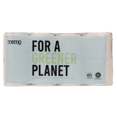 MEMO Toilettenpapier Recycling 3-lagig | 150 Blatt
