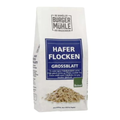 Burgermühle Haferflocken Grossblatt 500g