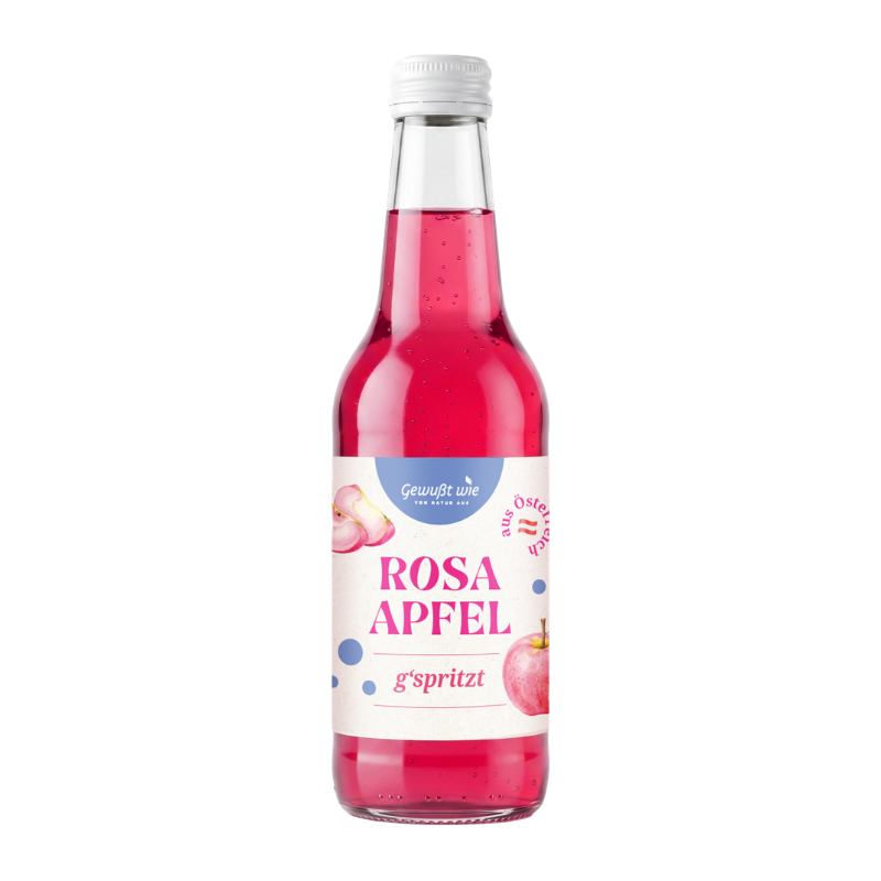 Gewußt Wie Limo Rosa Apfel gspritzt 330ml