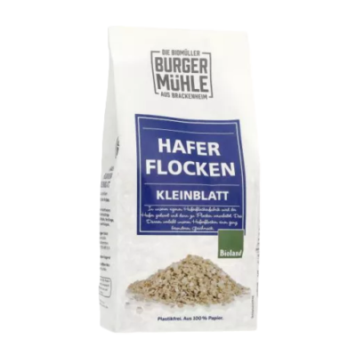 Burgermühle Haferflocken Kleinblatt 500g