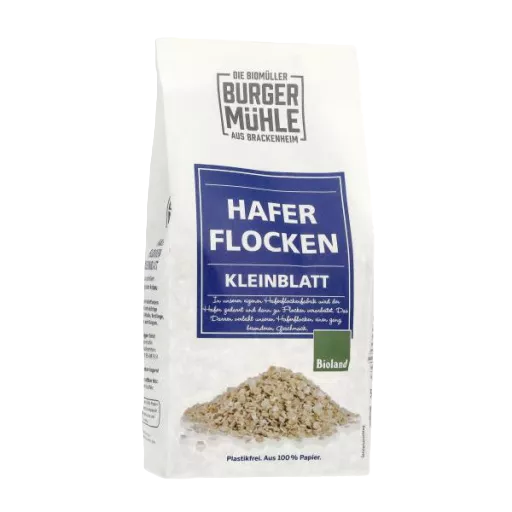 Burgermühle Haferflocken Kleinblatt 500g