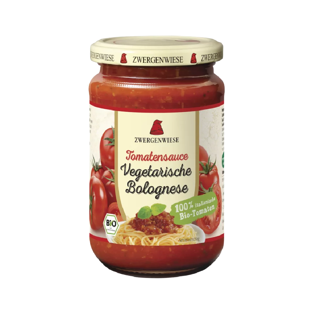 Zwergenwiese Tomatensauce vegetarische Bolognese 340g