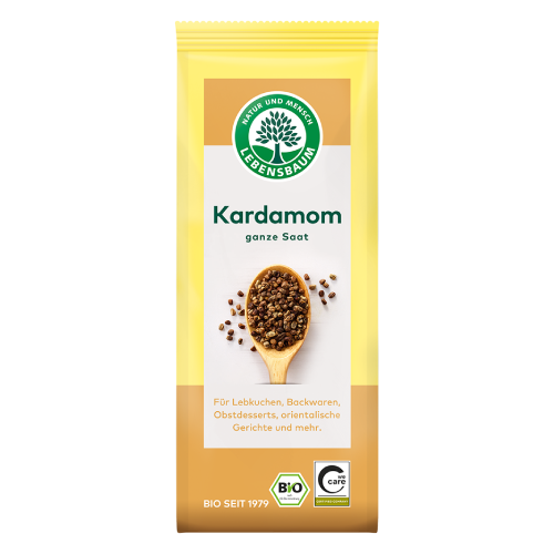 Lebensbaum Kardamom, ganze Saat 50g
