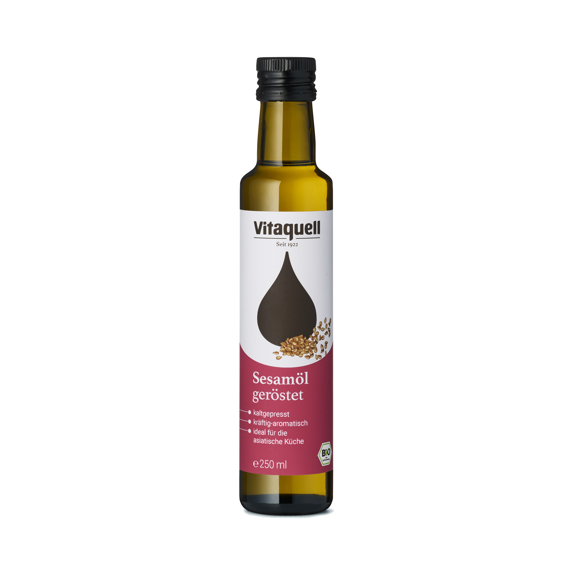Vitaquell Sesamöl geröstet, kaltgepresst 250ml