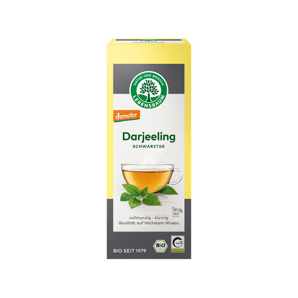 Lebensbaum Schwarztee Darjeeling 20 FB
