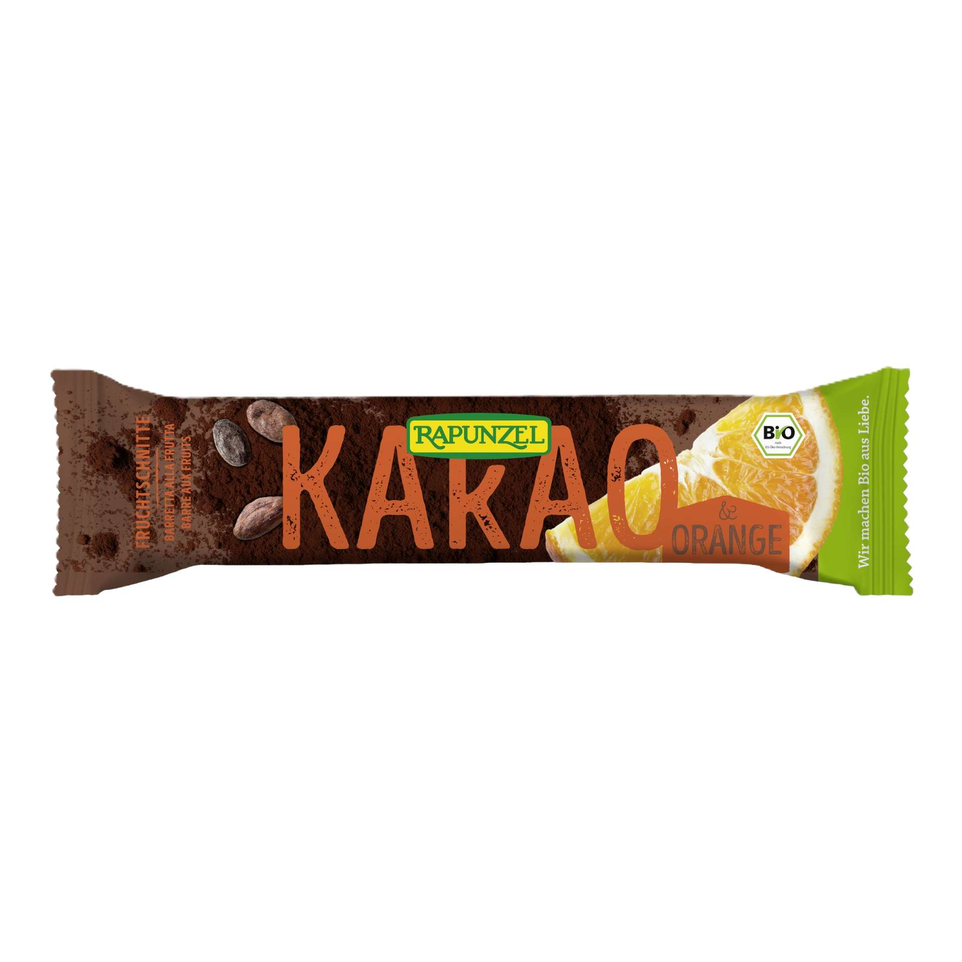 Rapunzel Fruchtschnitte Kakao-Orange 40g