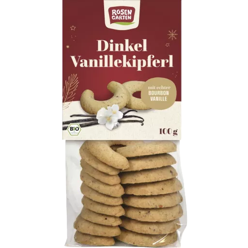 Rosengarten Dinkel Vanille Kipferl 100g