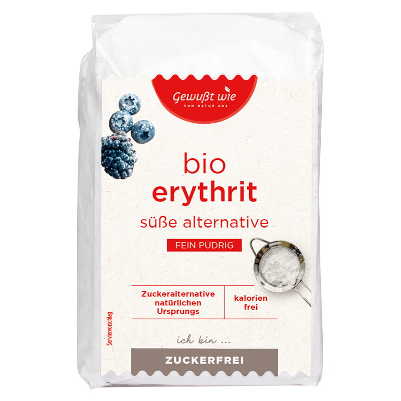 Gewußt Wie Süße Alternative pudrig, bio 450g