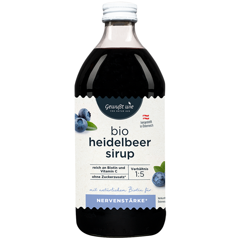 Gewußt Wie Sirup Heidelbeer 500ml