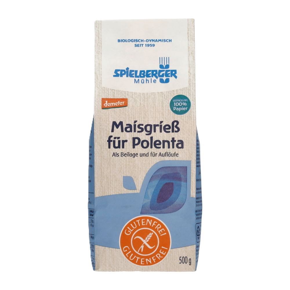 Spielberger Maisgrieß für Polenta 500g