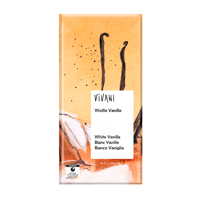 Vivani Weiße Vanille Schokolade 80g