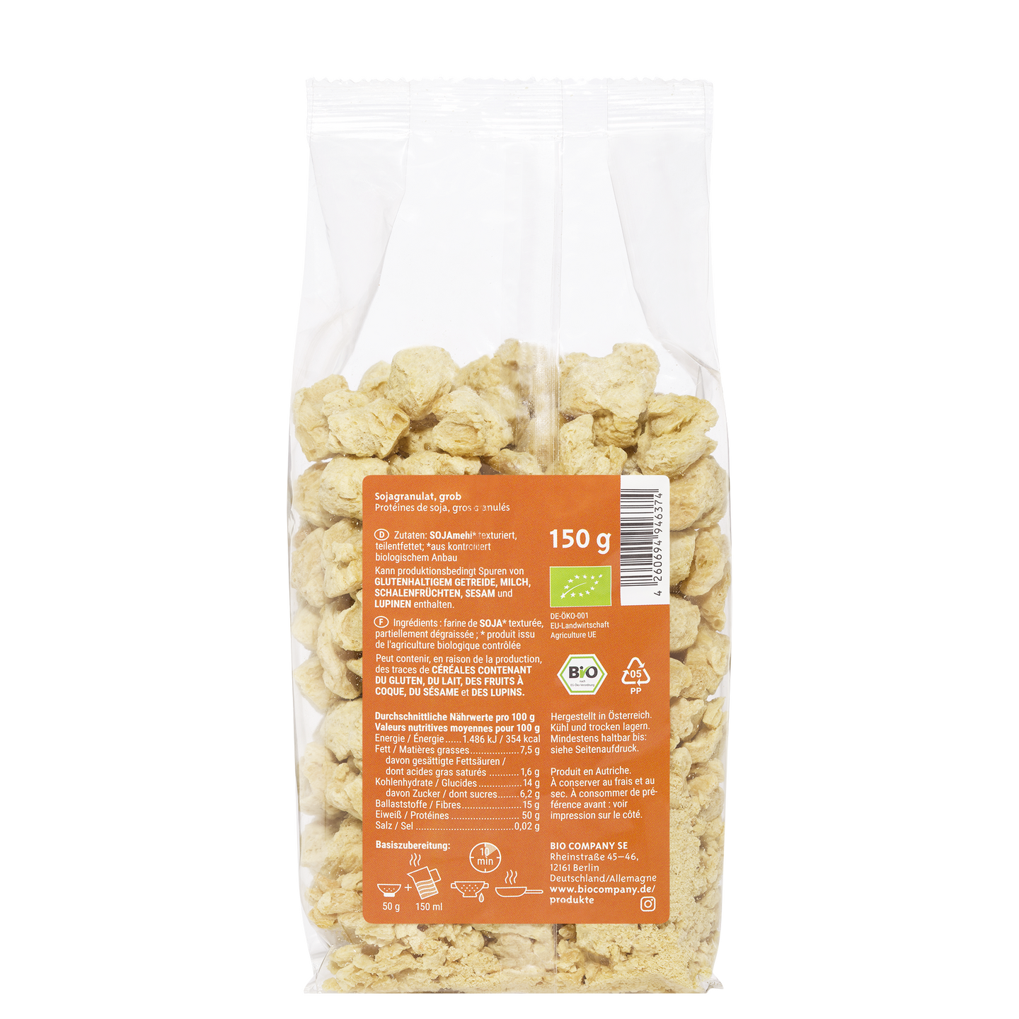Biocompany Sojagranulat Grob 150g