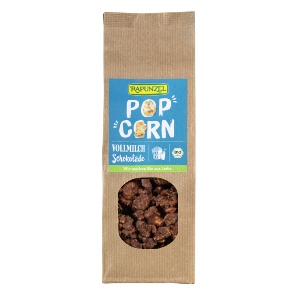 Rapunzel Popcorn mit Vollmilch Schokolade 100g