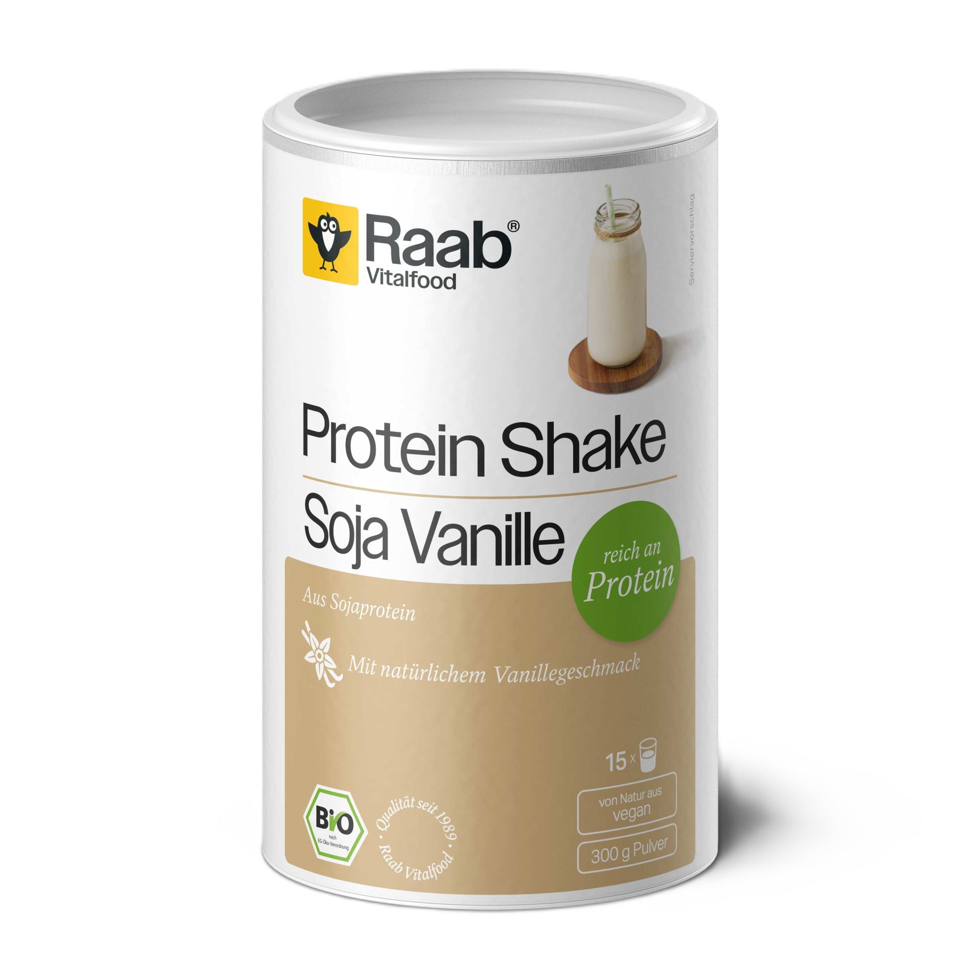 Raab Bio Protein Shake Soja Vanille 300g