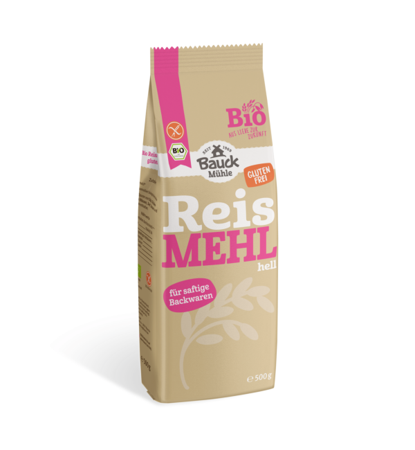Bauck Reismehl hell glutenfrei Bio 500g