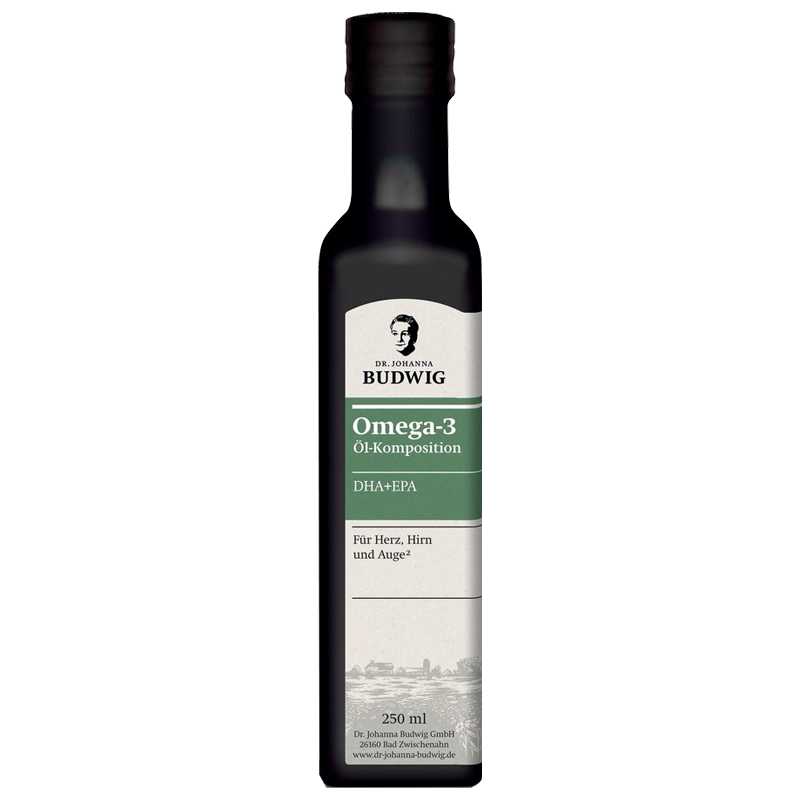 Dr. Johanna Budwig Omega 3 DHA+EPA Öl Pur 250ml