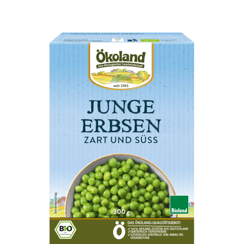 Ökoland TK Junge Erbsen 300g