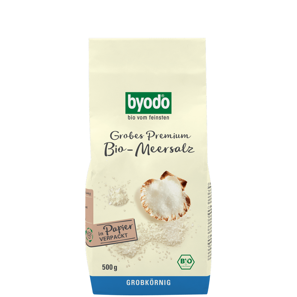 Byodo Grobes Premium Bio-Meersalz 500g