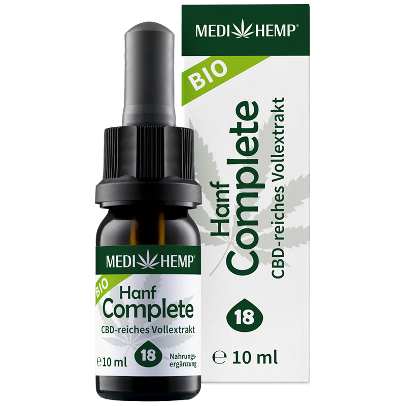 Medihemp Hanf Complete Tropfen 18% CBD bio 10ml