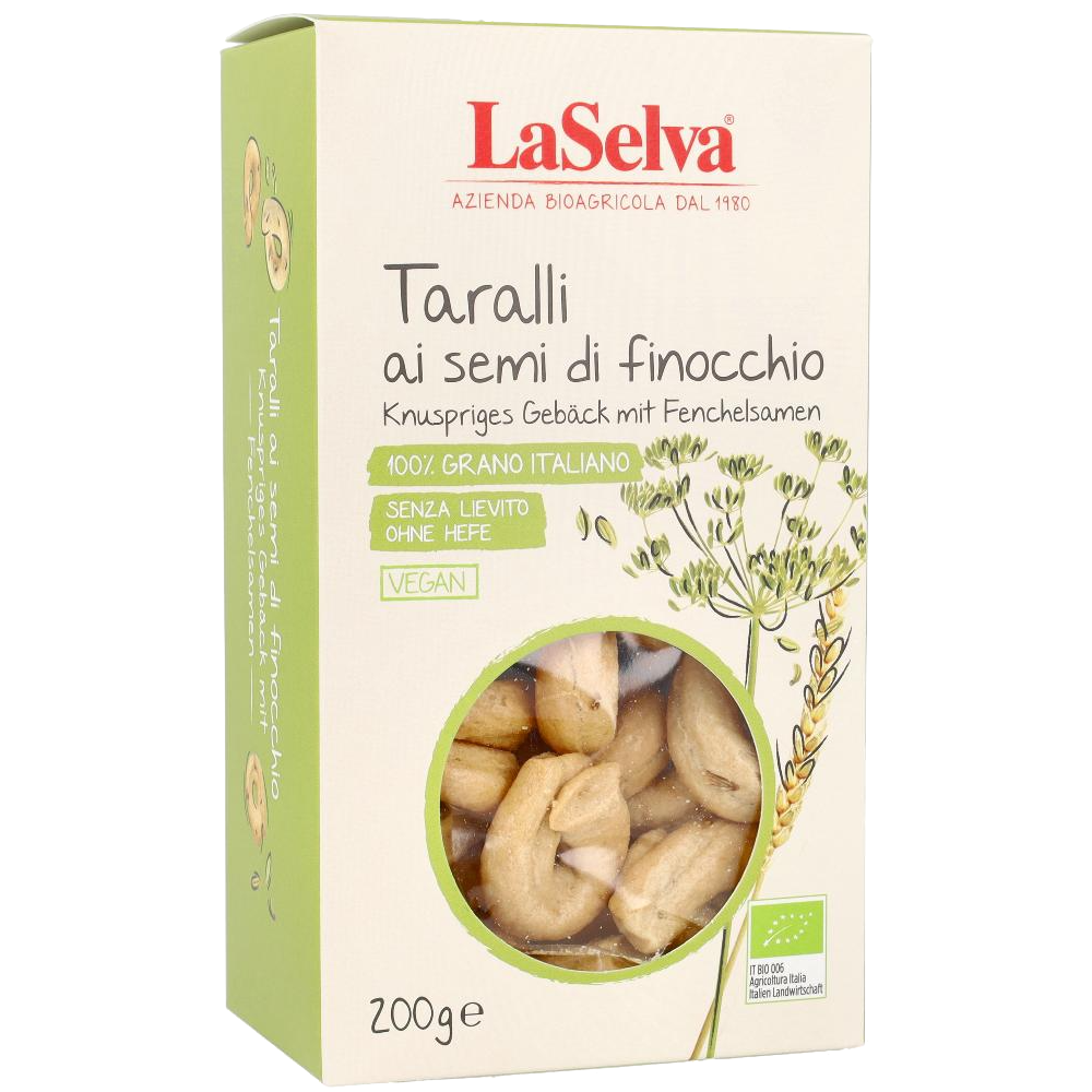 La Selva Taralli mit Fenchelsamen 200g