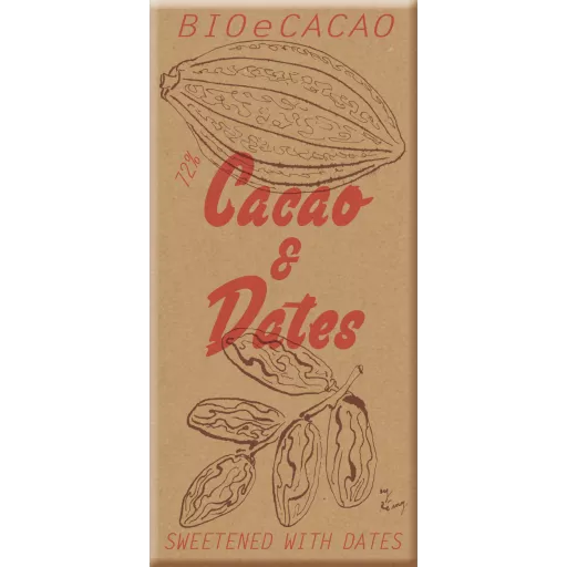 Cacao & Dates 72% vegan FairTrade 90g