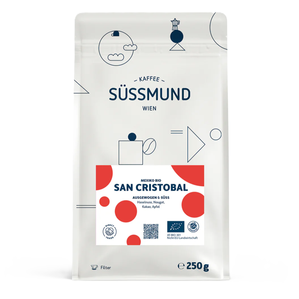 Süssmund Filterkaffee Mexiko - San Cristobal BIO & Direct Trade 250g