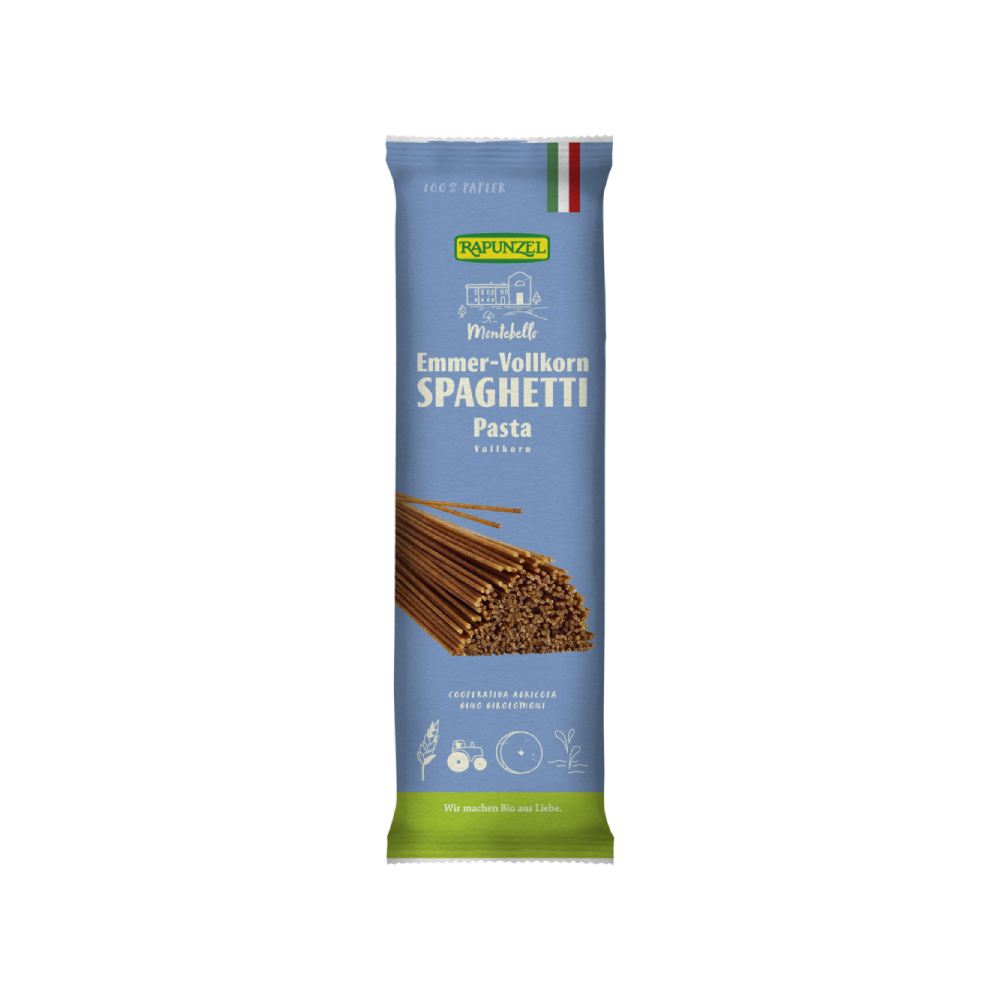 Rapunzel Emmer Spaghetti Vollkorn 500g