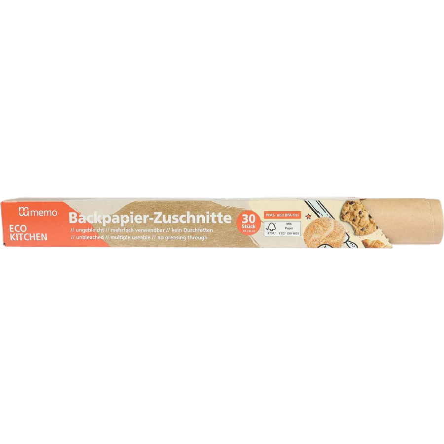 Memo Backpapier Zuschnitte